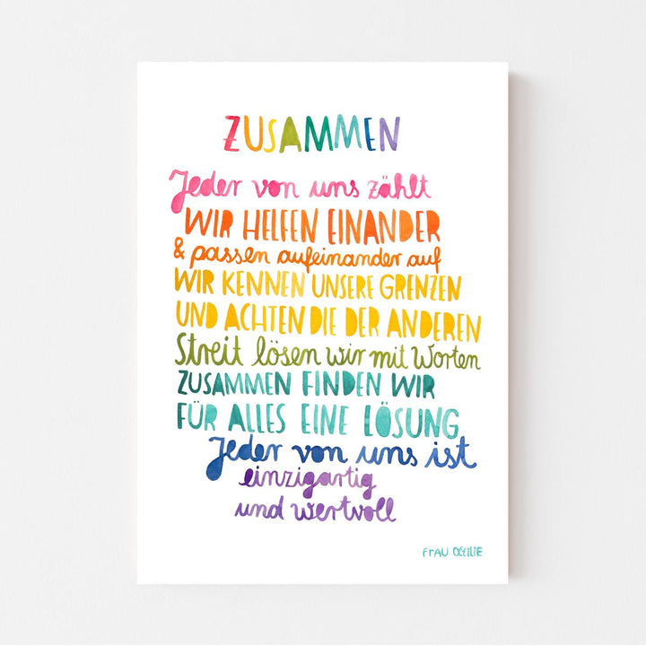 Print A3 *Zusammen*