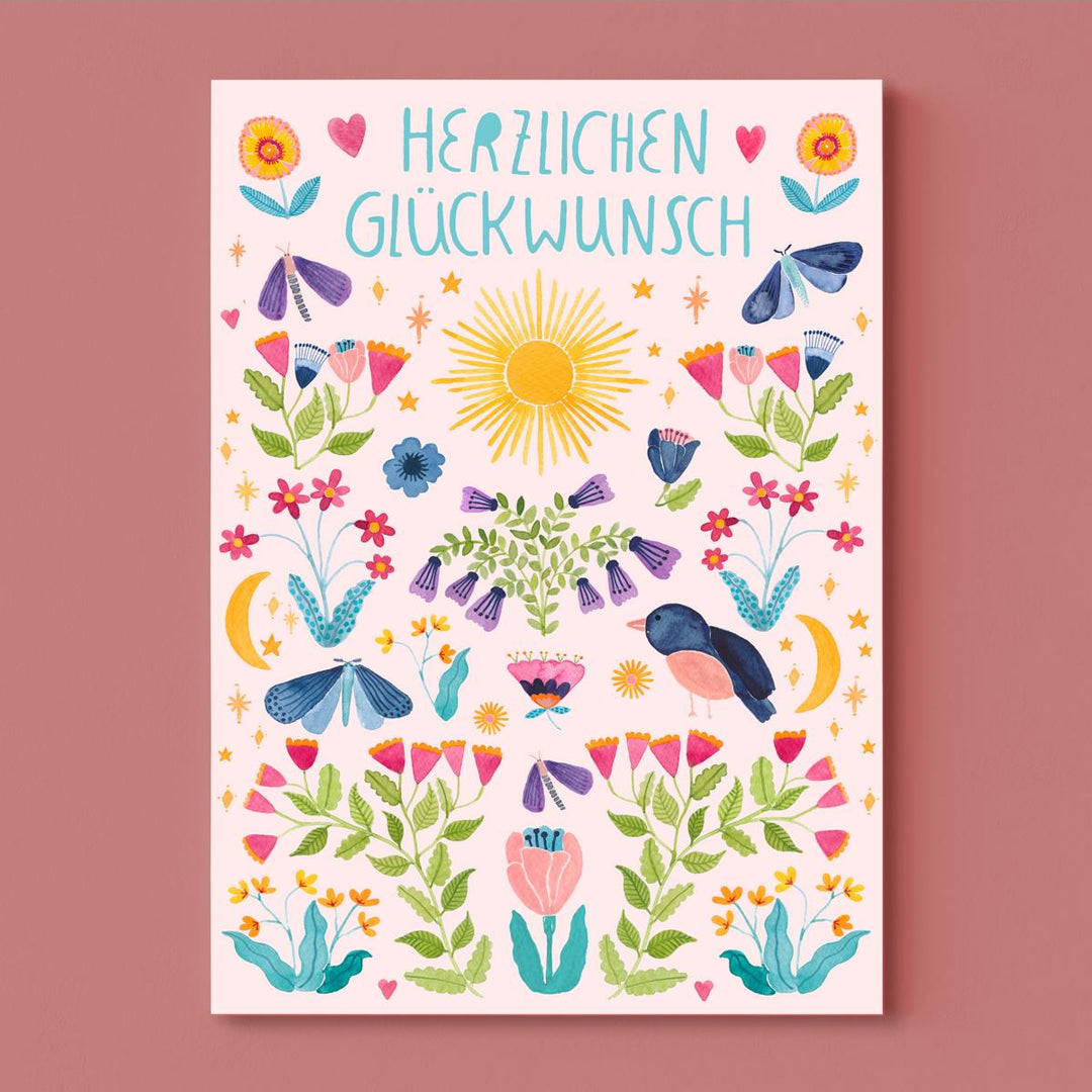 Geburtstagskarte *Herzlichen Glückwunsch*